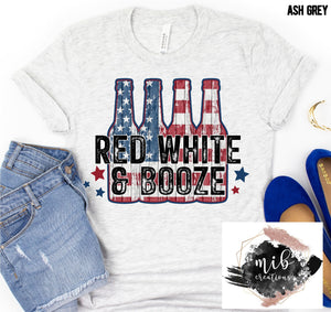 Red White & Booze shirt