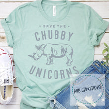 Load image into Gallery viewer, Save The Chubby Unicorns Shirt
