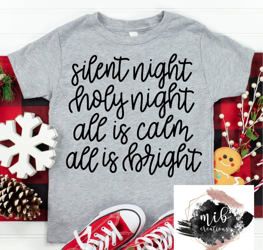 Silent Night Youth Shirt