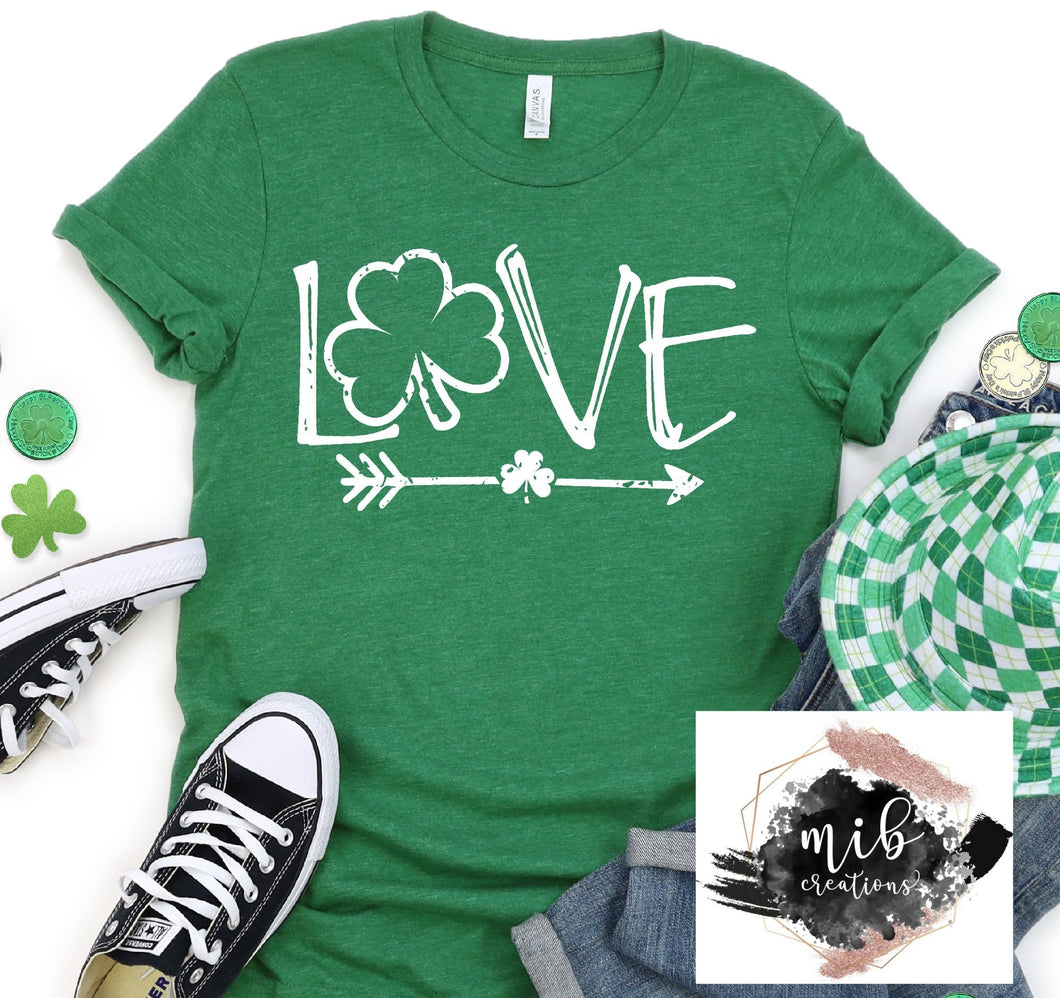 Love 3 Leaf Clover shirt