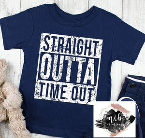 Straight Outta Time Out Youth Shirt