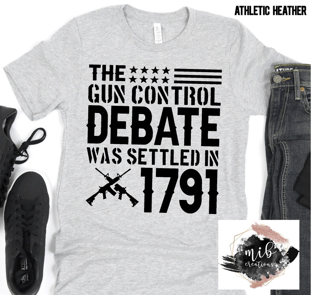 The Gun Control Debate shirt