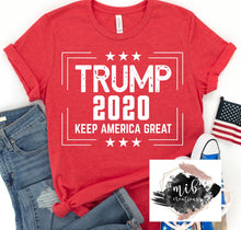 Load image into Gallery viewer, Trump 2020 Keep America Great Shirt
